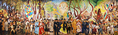 Dream of a Sunday Afternoon in Alameda Park Diego Rivera